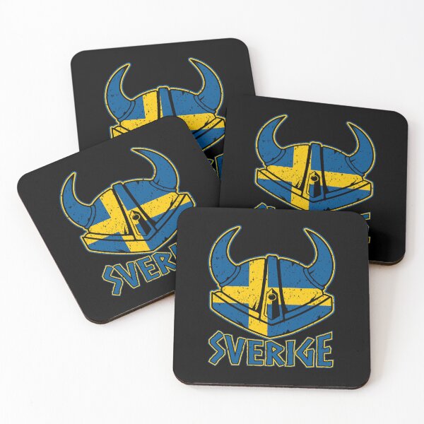 Item preview, Swedish Viking Helmet Gift Swedish Flag Viking designed and sold by DSWShirts.