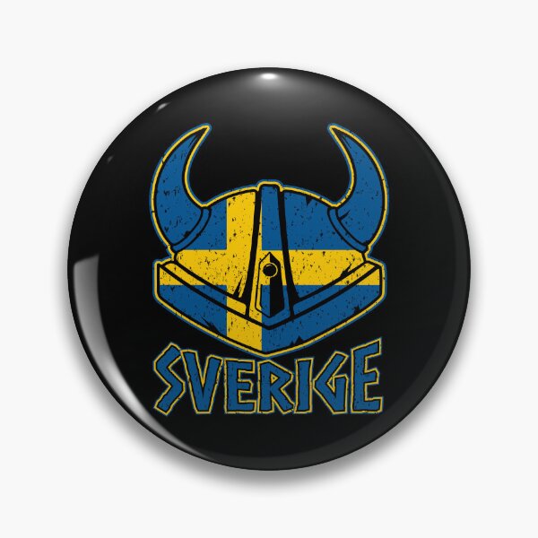 Item preview, Swedish Viking Helmet Gift Swedish Flag Viking designed and sold by DSWShirts.
