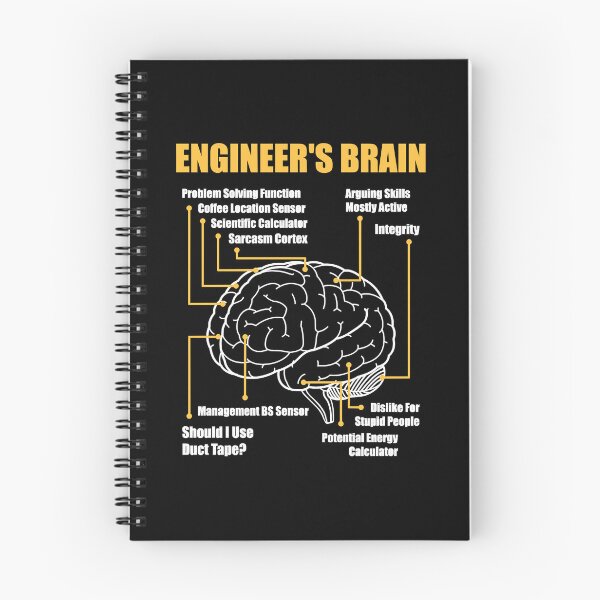 Item preview, Engineer's Brain - Funny Sarcastic Engineering Gift  designed and sold by CharlesHowarde.