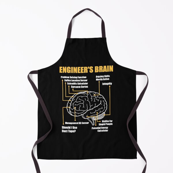 Item preview, Engineer's Brain - Funny Sarcastic Engineering Gift  designed and sold by CharlesHowarde.