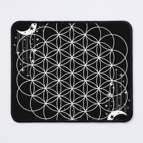 Item preview, seed of life and the crescent moon designed and sold by BlueSkyHealing.