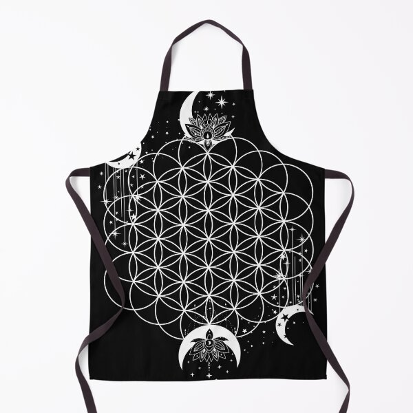 Item preview, seed of life and the crescent moon designed and sold by BlueSkyHealing.