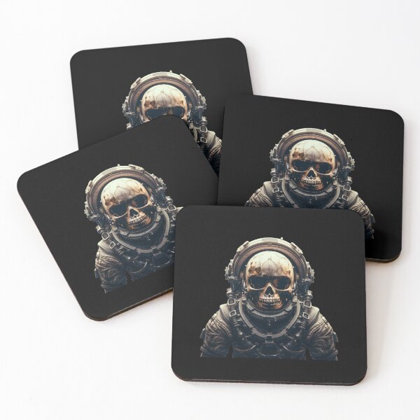 Item preview, Skull astronaut designed and sold by Mateusz Majcherek.