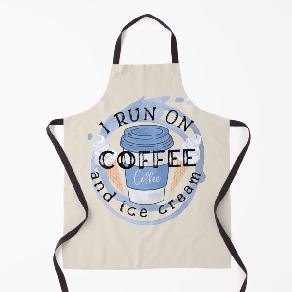 Item preview, Blue Coffee And Soft Whipped Ice Cream designed and sold by TrulyEpoque.