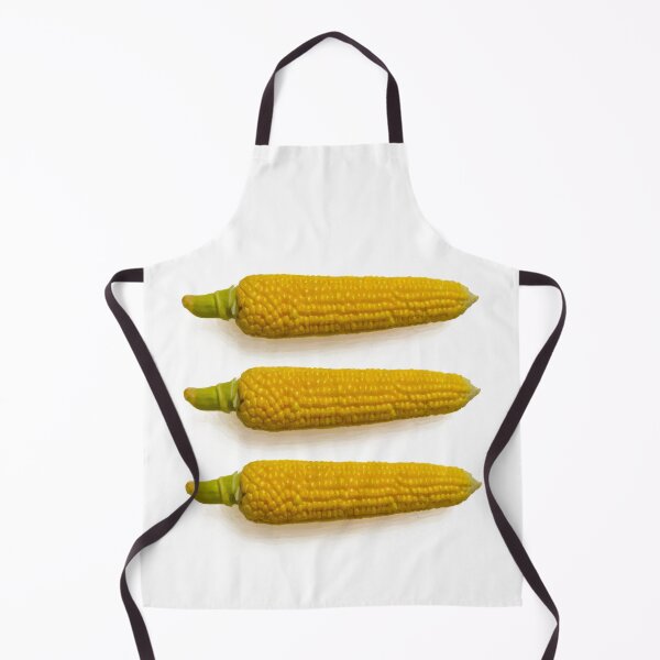 Item preview, Three corn cobs. Sweetcorn. Image made using elipses. designed and sold by EdgyEdgeArt.