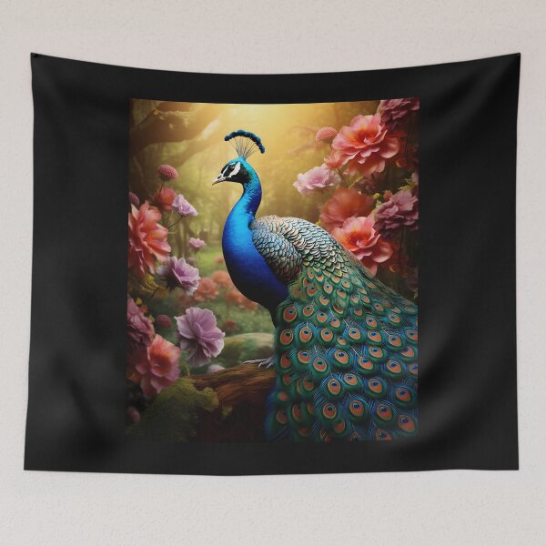 Item preview, Colourful Peacock Art designed and sold by PeteRascal.