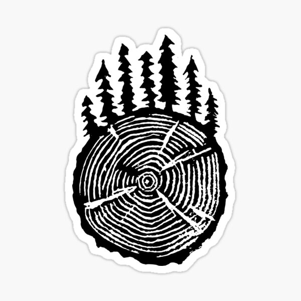 the wisdom is in the trees Sticker