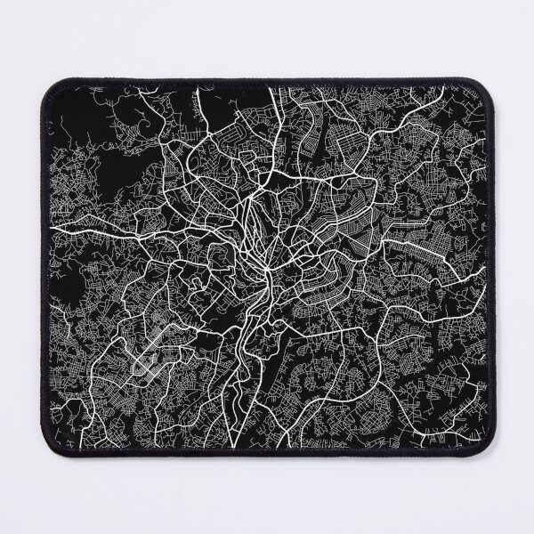Item preview, Yaounde City Map of Cameroon - Full Moon designed and sold by deMAP.