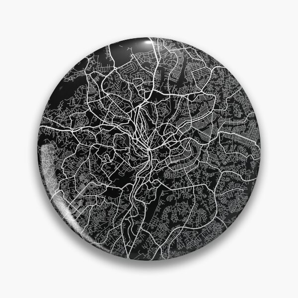 Item preview, Yaounde City Map of Cameroon - Full Moon designed and sold by deMAP.