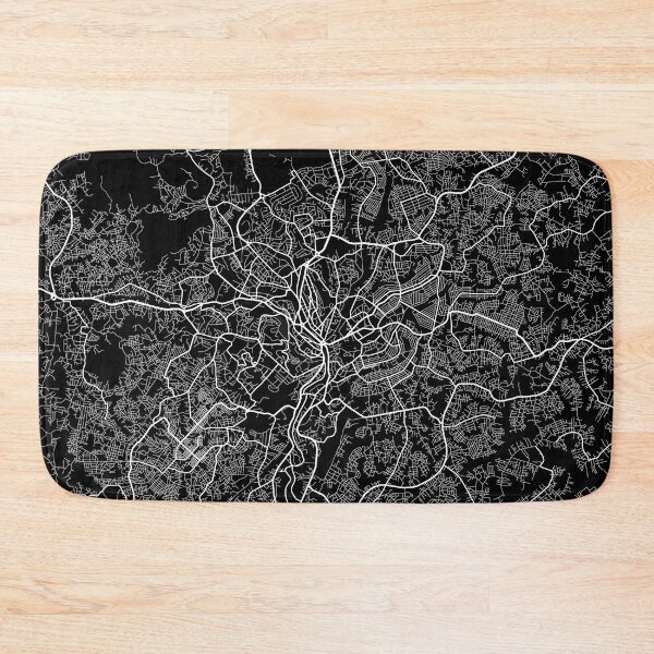 Item preview, Yaounde City Map of Cameroon - Full Moon designed and sold by deMAP.