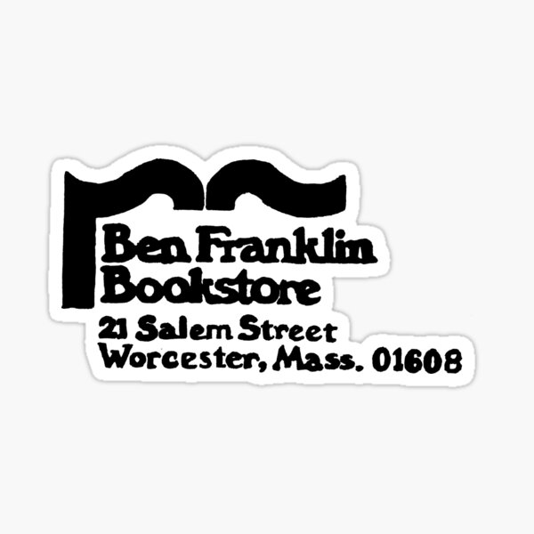 Item preview, Ben Franklin Bookstore, Worcester, Massachusetts (Black) designed and sold by iseult72.
