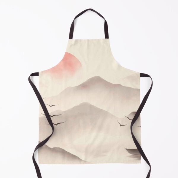Item preview, Japanese landscape in watercolor designed and sold by OtterFactory.