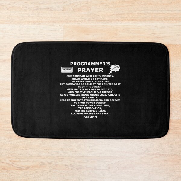 Item preview, Funny Programmer's Prayer Software Engineer designed and sold by StephenThomasy.