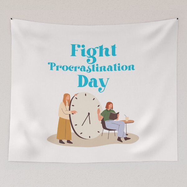 Item preview, Fight Procrastination Day designed and sold by Simo0455.