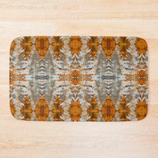 Item preview, Amber Fern Monoprint Pattern designed and sold by vallisrowe.