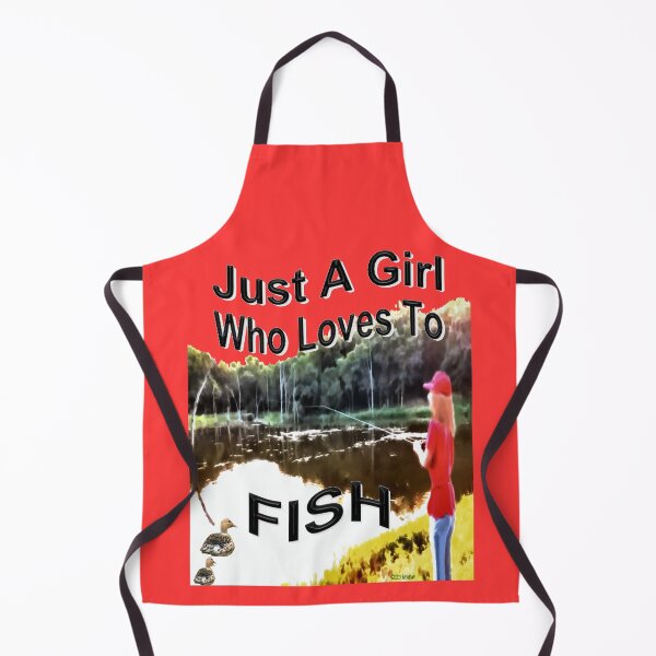 Item preview, Fishing Girl Art designed and sold by kristalcurt.