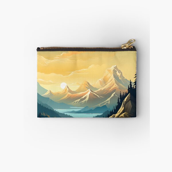 Item preview, landscape with mountain background at sunset designed and sold by R&B Art and design.