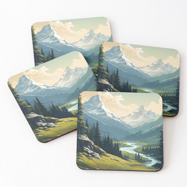 Item preview, landscape with mountain background  designed and sold by R&B Art and design.