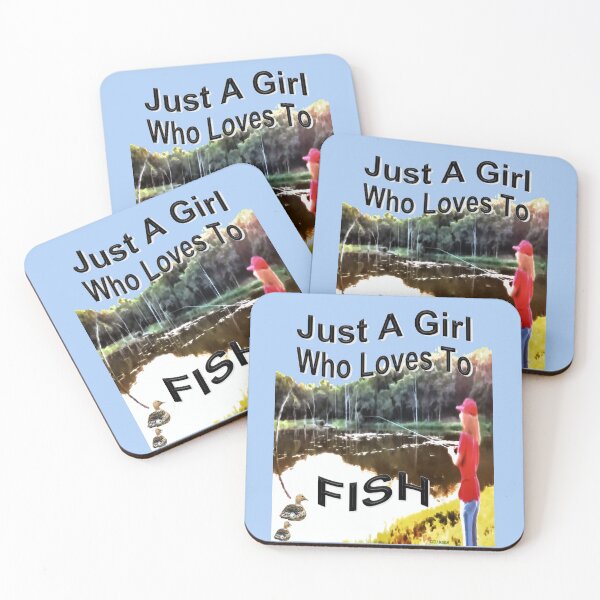 Item preview, Fishing Girl Art designed and sold by kristalcurt.