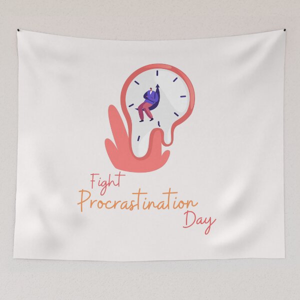 Item preview, Fight Procrastination Day designed and sold by Simo0455.