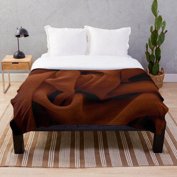 Item preview, Autumn Hues: Luxurious Dark Orange Pattern Blankets Home Decor designed and sold by Harsh Mhatre.