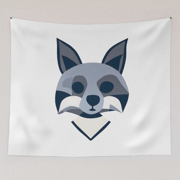 Item preview, Lindo zorro gris designed and sold by ColorsoftNature.