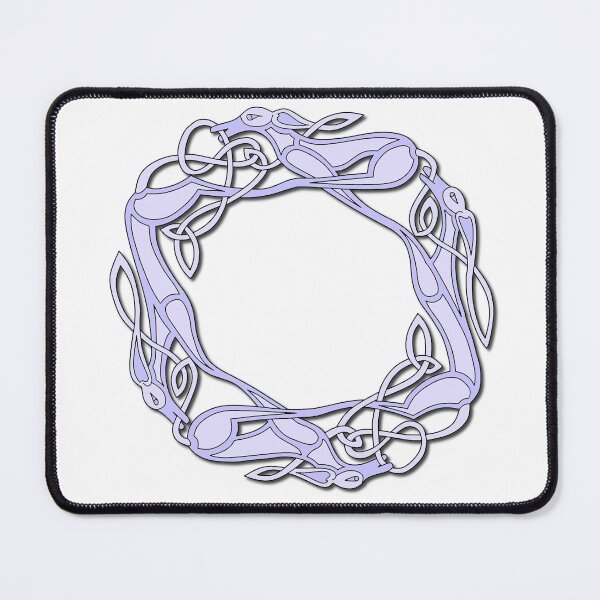 Item preview, Celtic Chasing Hounds in Blue designed and sold by rachsymonds.