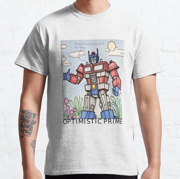 Vista previa del artículo con la obra «"Principio optimista: Alimentar las vibraciones positivas"», diseñado y vendido por KapdaTee.