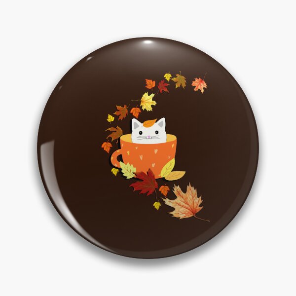 Item preview, Cute Cat Lovers Fall Leaves of Autumn designed and sold by tamdevo1.
