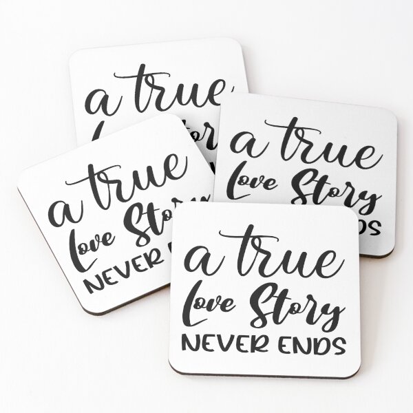 Artikelvorschau, A true love story never ends entworfen und verkauft von Funky Fibers.