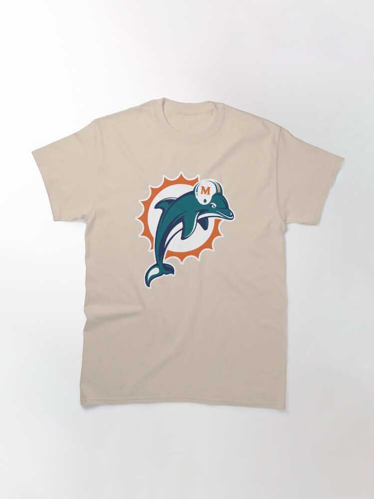 Miami Dolphins Shirt Vintage Miami Dolphins T Shirt Retro Dolphins Logo  Graphic Tee Apron