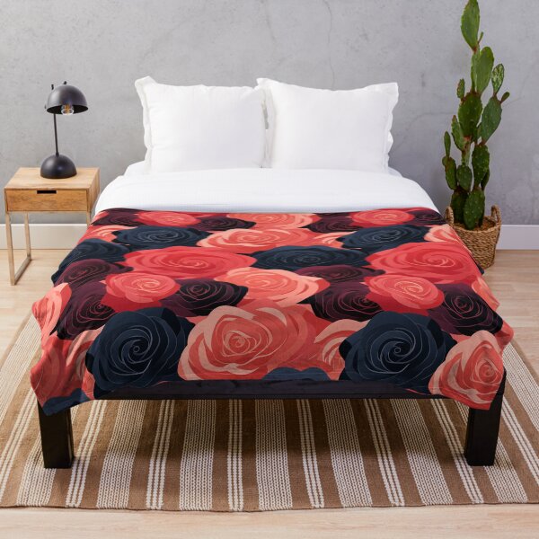 Aperçu de l'œuvre Roses - Motif de style Pop Art créée et vendue par DaliusD.