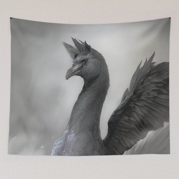 Item preview, MistHaven Foggy Monster - Veiled Despair Unmasking the Essence of Sorrow designed and sold by IsdinMisthaven.