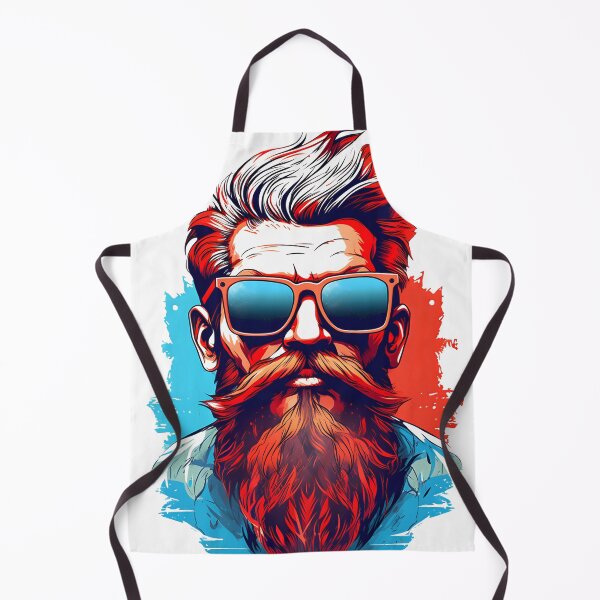 Item preview, A Bold Graphic Portrait of a Bearded Man designed and sold by aigcx.