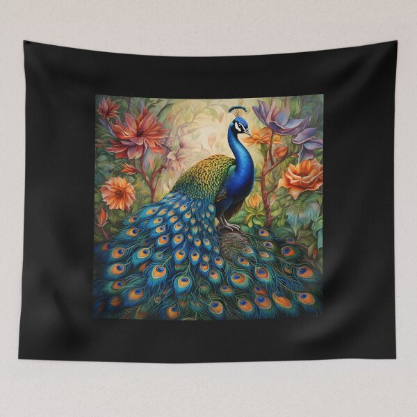 Item preview, Colourful Peacock Art designed and sold by PeteRascal.