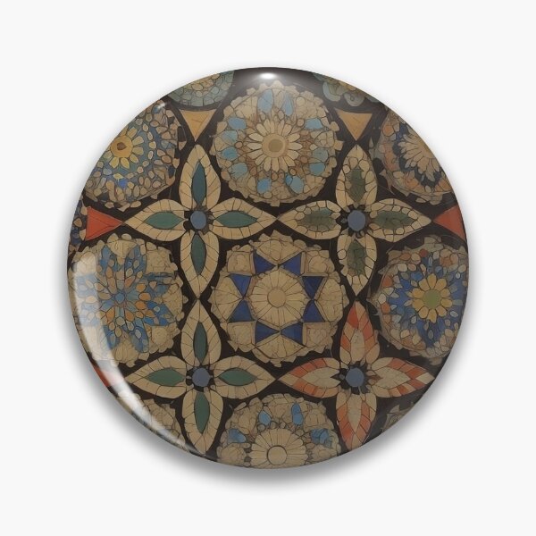 Item preview, Alhambra Mosaic Symphony: Vibrant Circles and Intricate Patterns designed and sold by Dshoppin.