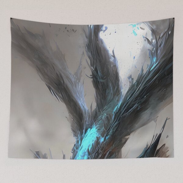 Item preview, MistHaven Foggy Monster - Whispers of the Unknown Unveiling the Secrets designed and sold by IsdinMisthaven.