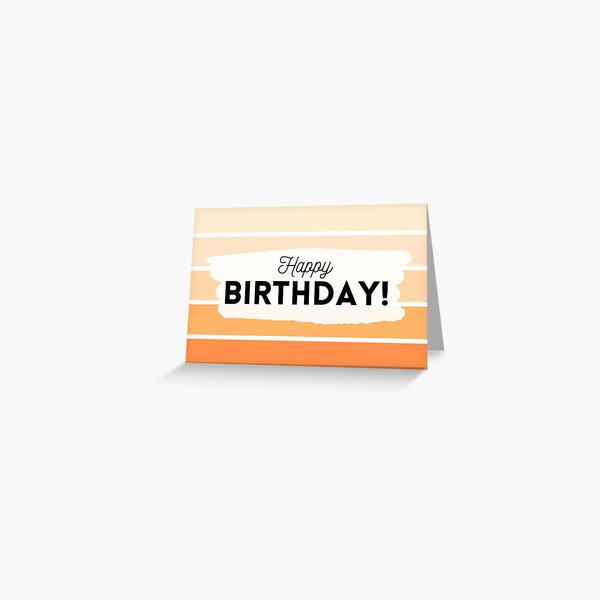 Minimalist Birthday, Happy Birthday  Greeting Card for Sale by  LifeMessages