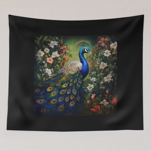 Item preview, Colourful Peacock Art designed and sold by PeteRascal.