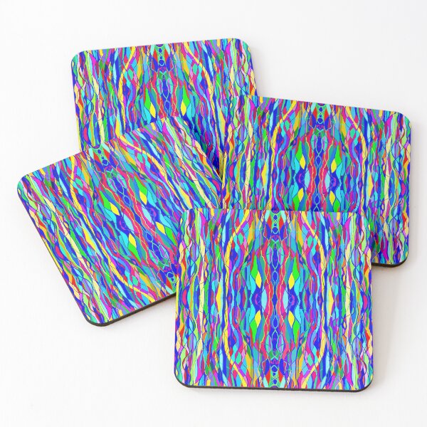 Item preview, Multicolored Abstract Symmetrical Pattern designed and sold by ricoflinn.