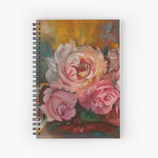 Rich Roses and Cream Spiral Notebook