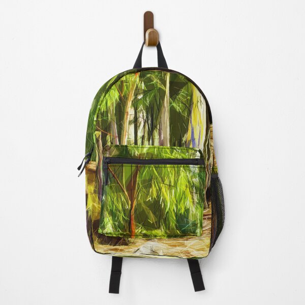Item preview, Colourful eucalyptus trees. Image created using geometric shapes designed and sold by EdgyEdgeArt.