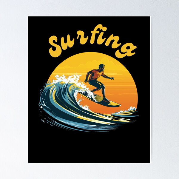 Item preview, Wave rider, summer full of surfing designed and sold by Mateusz Majcherek.