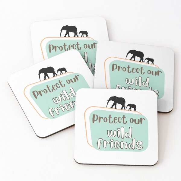 Item preview, Protect our wild friends elephants designed and sold by TheWaterBirds.