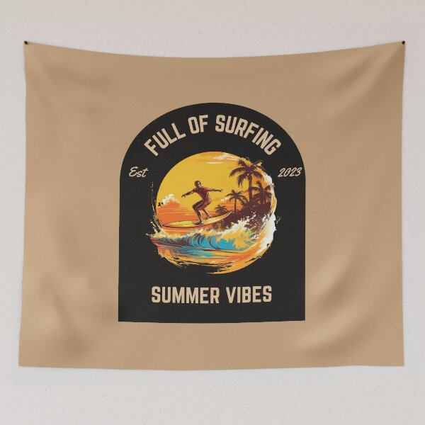 Item preview, Summer full of surfing, summer vibes designed and sold by Mateusz Majcherek.