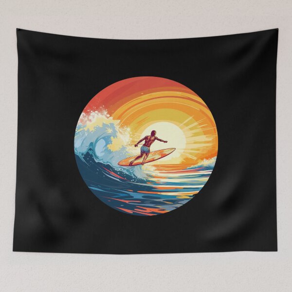 Item preview, Summer full of surfing, wave surfing designed and sold by Mateusz Majcherek.