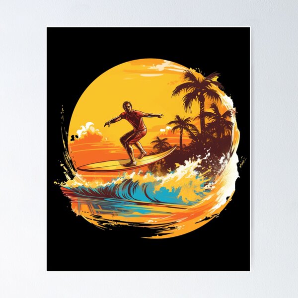 Item preview, Summer full of surfing, surf life designed and sold by Mateusz Majcherek.