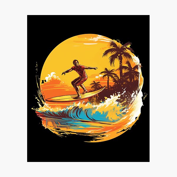 Item preview, Summer full of surfing, surf life designed and sold by Mateusz Majcherek.