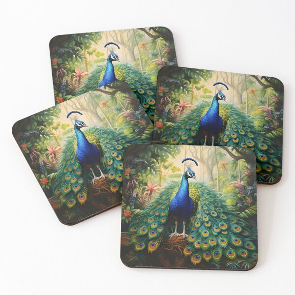 Item preview, Colourful Peacock Art designed and sold by PeteRascal.