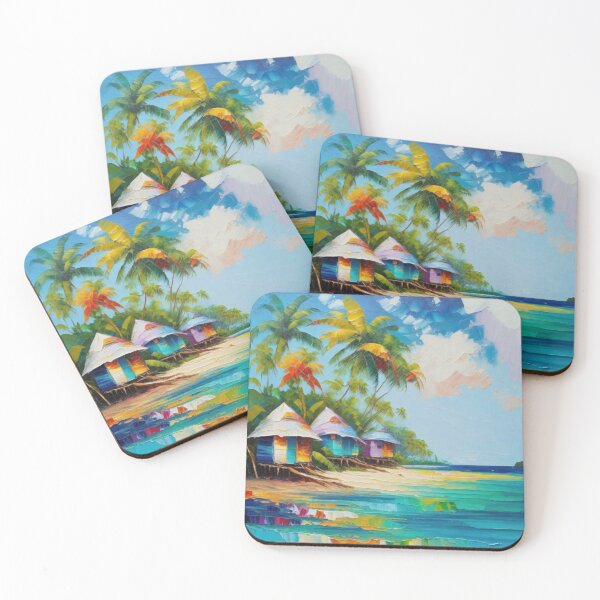 Item preview, Beach Huts designed and sold by kultomatic.